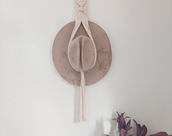 HAT HANGER | Single | Macrame | Macrame Decor | Home Decor | Hat Holder | Boho Decor