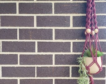 TWISTED | Plant Hanger | Macrame | Macrame Art | Boho | Bohemian Style | Australian Macrame | Recycled Cord | Plant Hangers | Home Decor