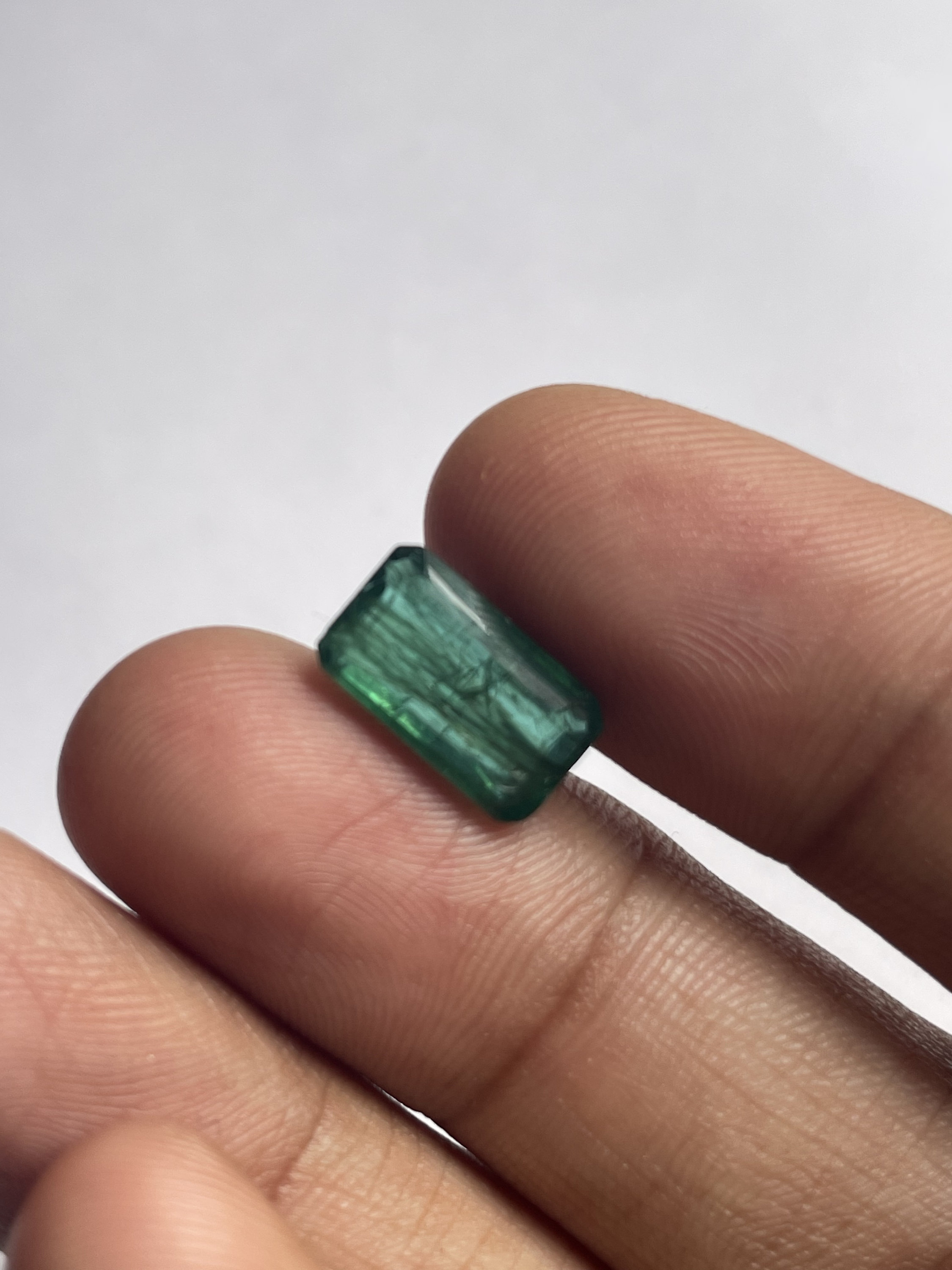 Emerald cut loose gemstone for jewellery 12X6 mm Etsy