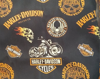 harley davidson cotton fabric