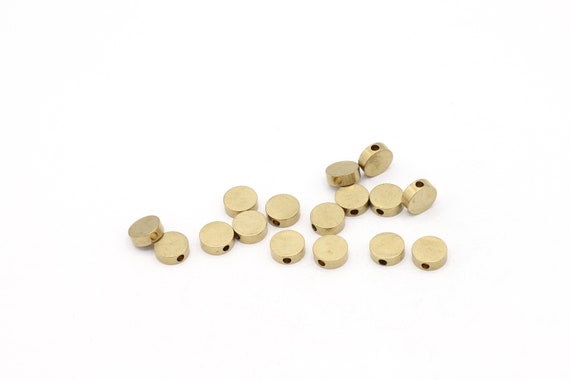 WANM Distanziatori Perline Perle Rotondo 8Mm 10Mm Placcato Oro Colore Twill Cavo Opaco Metallo Ottone Distanziatore Sciolto Perline Foro Grande Per - Foto 5
