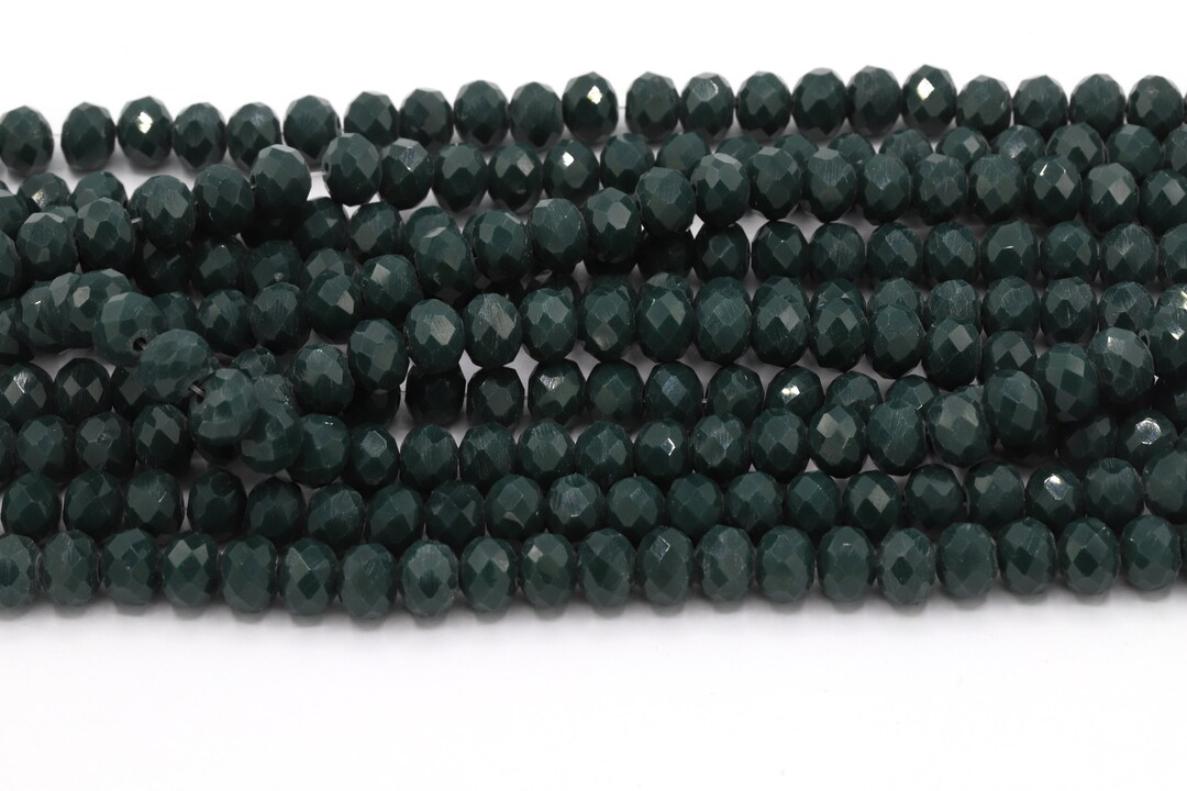 8 Mm Crystal Beads, 1 Strand 65 Pcs , Rondelle Crystal Beads, Faceted