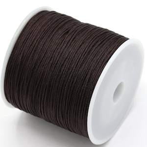 1 Reel (100 yards) 0,8mm Chinese Knot Nylon Cord, Bracelet String, Shamballa Macrame Beading, Knitting String, Macrame String - P22