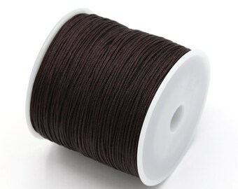 1 Rolle (100 yards) 0,8 mm Chinesischer Knoten Nylonschnur, Armband String, Shamballa Macrame Beading, Strickfaden, Makrameefaden - P50