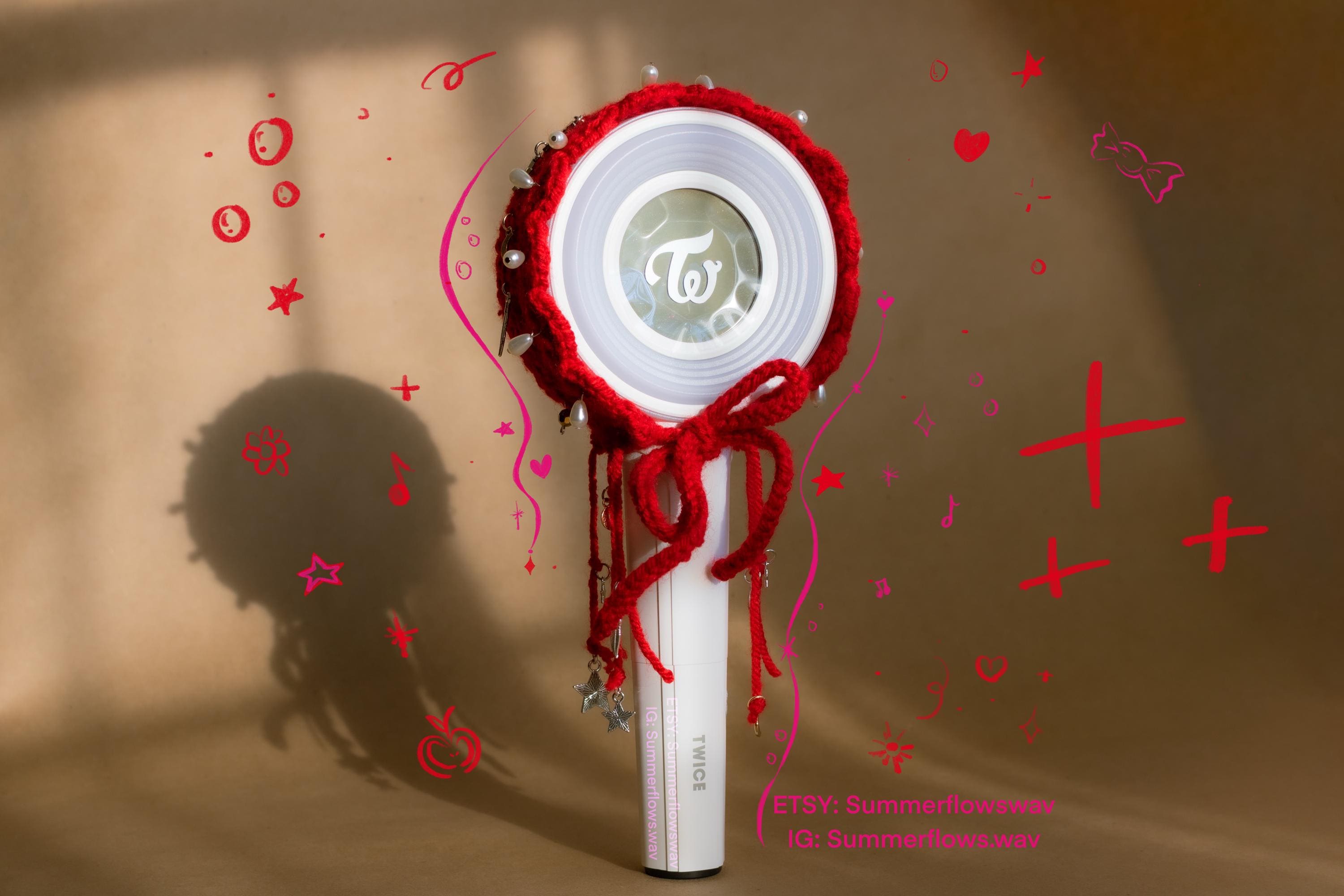 This is for Twice Candybong Lightstick Cover | Crochet - Etsy