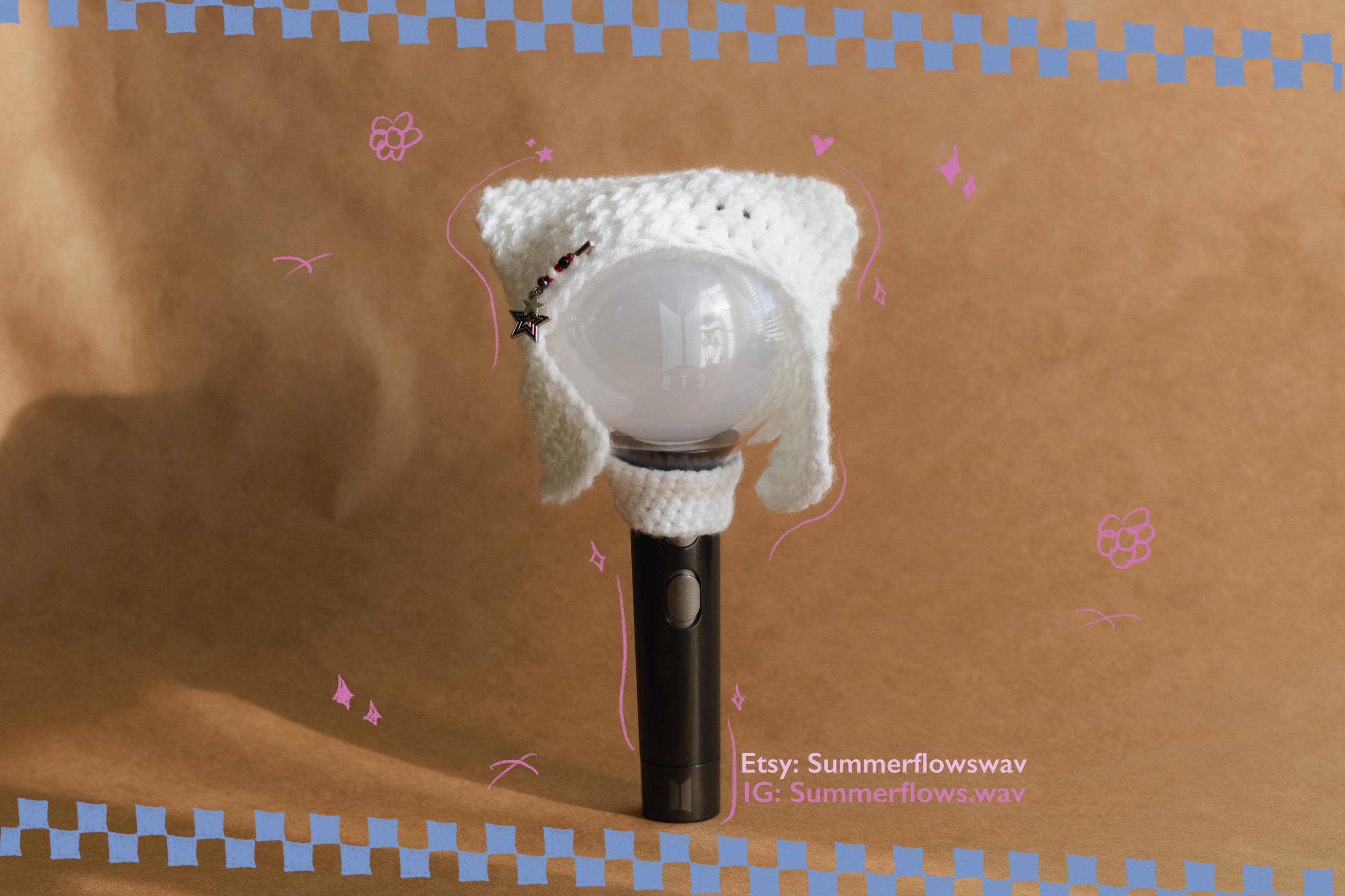 Jack in the Box | Pink Hope Ver.| Crochet Army Lightstick Cover 