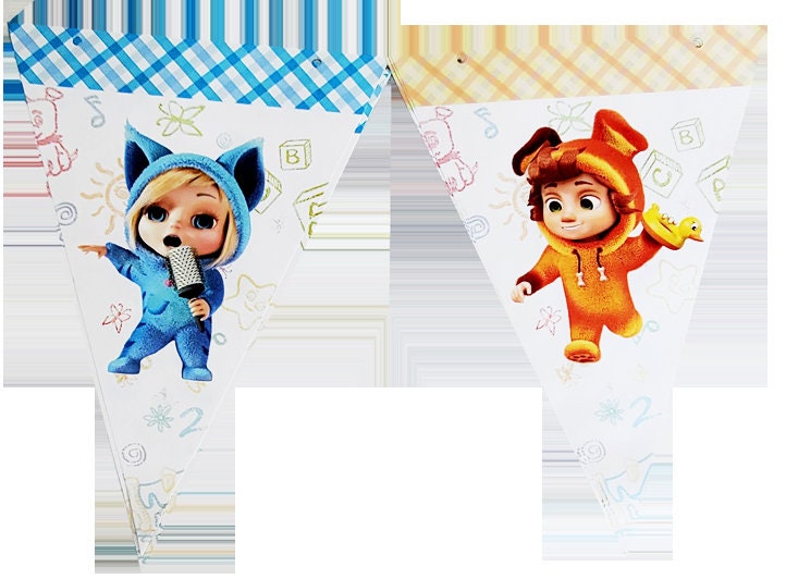 Dave And Ava Birthday Balloons Banners Bracelets Cupcake Etsy France