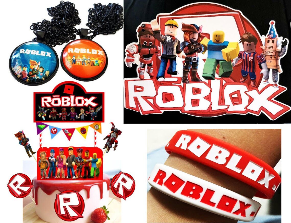 Awesome Roblox Birthday Party Supplies All Items Sold Etsy