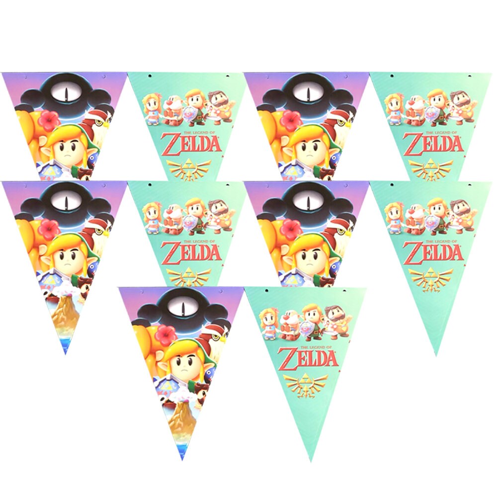 The Legend of ZELDA Birthday Balloons Banner Bracelets Cupcake Etsy