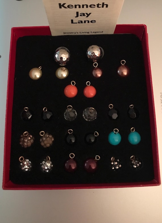 Kenneth Jay Lane Interchangeable Dangle Earrings … - image 3