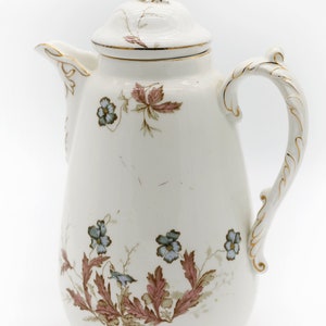 Chocolate Pot, Por John Maddock e Hijos de Burslem Inglaterra, Artículo de coleccionista