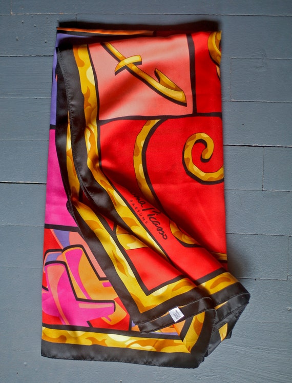 Real Vintage Very 1980s Paloma Picasso Pure Silk … - image 7