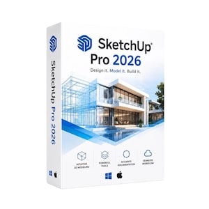 SketchUp Pro 2026 Full Version | Lifetime License for Windows & Mac