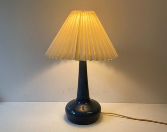 Le Klint 311 Esben Klint blue glass table lamp