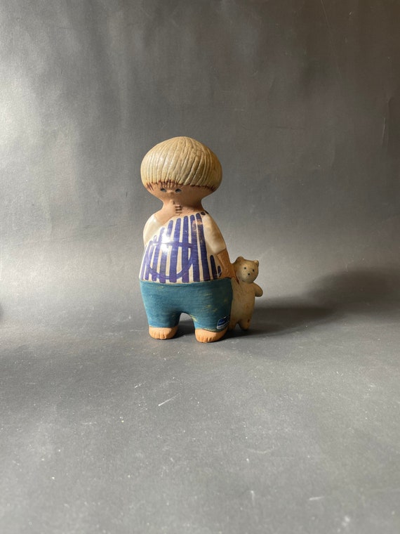 Gustavsberg LisaLarson Ungar Malin マリン Lisa Larson, Gustavsberg Sweden, Malin Boy - SOLD — Vintage