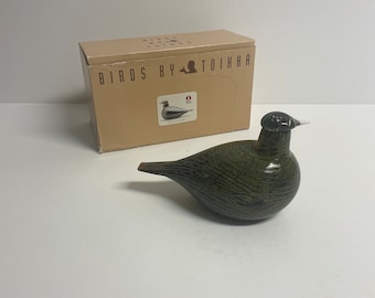 Oiva Toikka Festive Rooster (kukko) Glass Bird 1997 25 Years