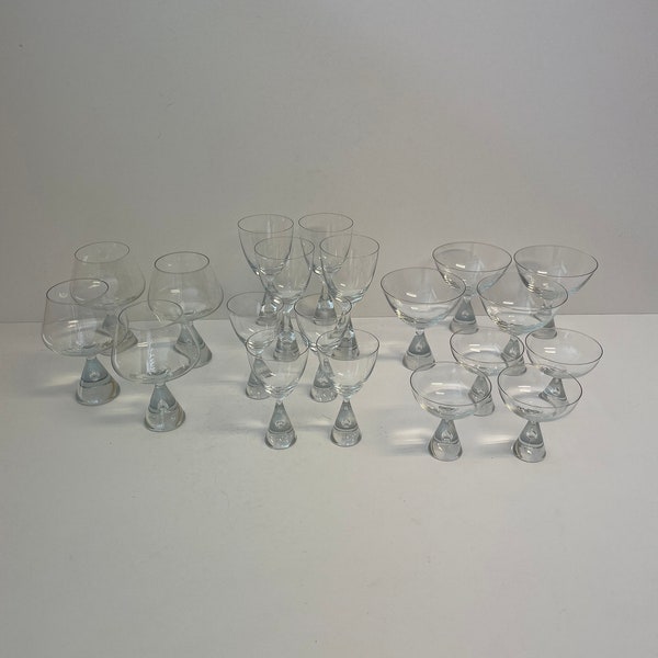 Holmegaard Princess Bent Severin wine and/or liquor glasses