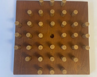 Solitaire bois vintage - Professor puzzle - Jeu traditionnel