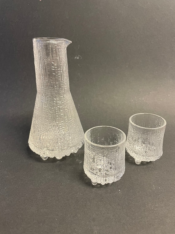 in het geheim schelp omringen Iittala Ultima Thule Small Glasses and Small Carafe - Etsy