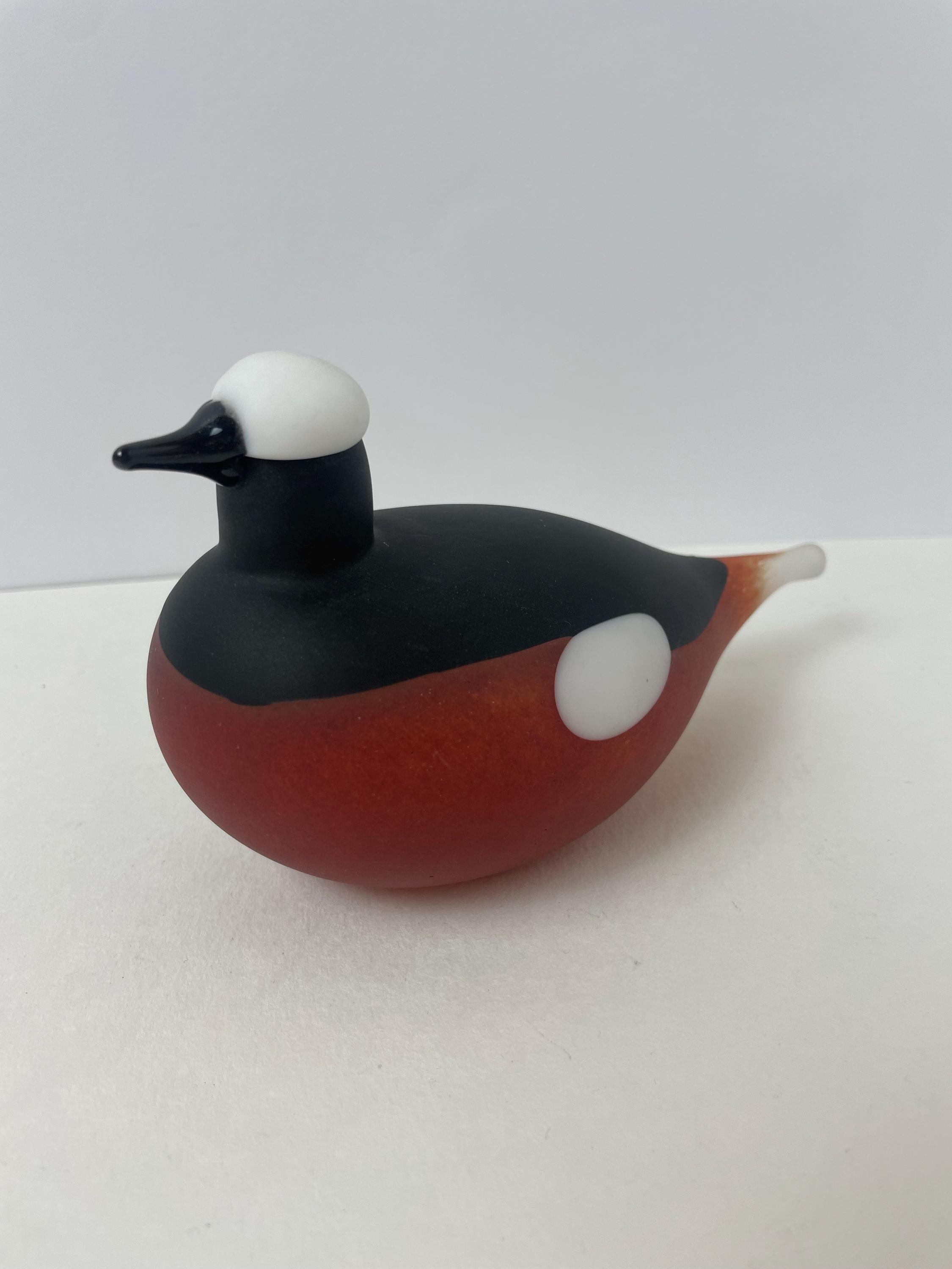 工芸品  birds oiva toikka Mountain bird Oiva Toikka Iittala Finland Glass Bird Mountain Redstart