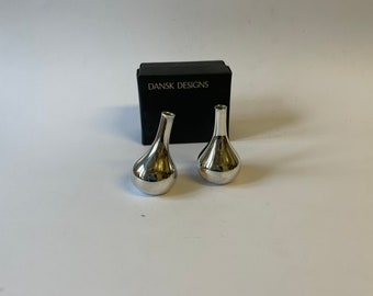 Portacandele IHQ a goccia / cipolla placcati in argento per piccoli coni