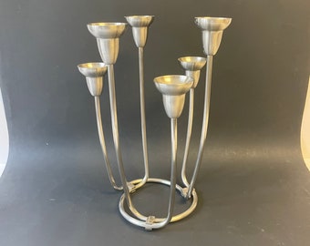 Georg Jensen steel Swing candle holder for 6 candles