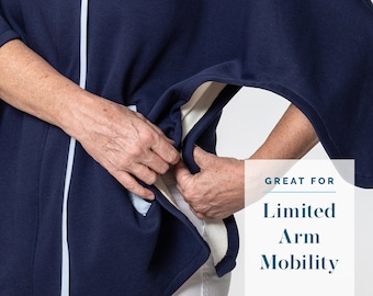 Chemo Jacke, Chemo Jacke, OP Hemd, Weste für chirurgische Eingriffe | Beste Geschenke für Chemo-Patientinnen, Geschenke, die zurückgeben, Bestrahlung, Infusion