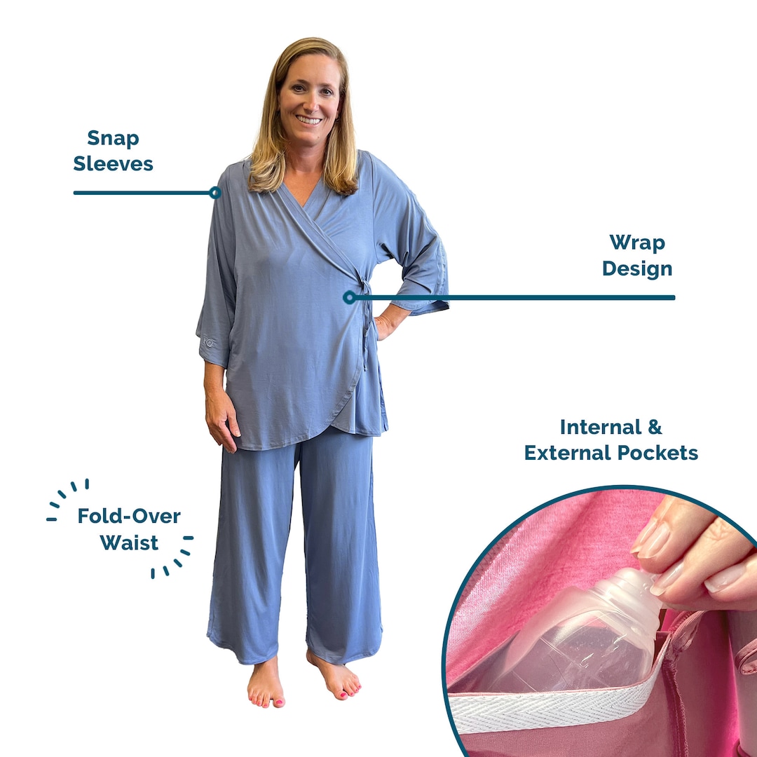 Post Surgery PAJAMAS, Hospital Recovery for Shoulder Surgery, Open