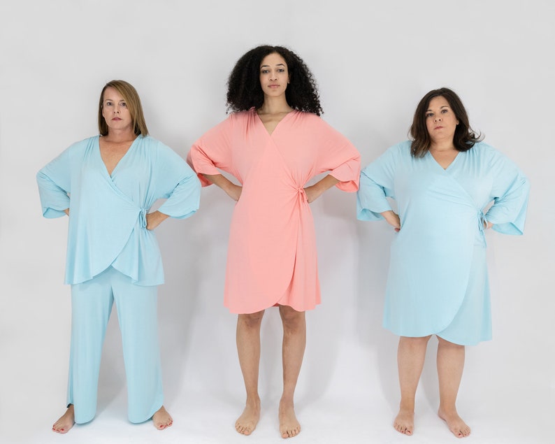 Post Surgery Hospital Robe Patient Gown With Snap Sleeve for Etsy