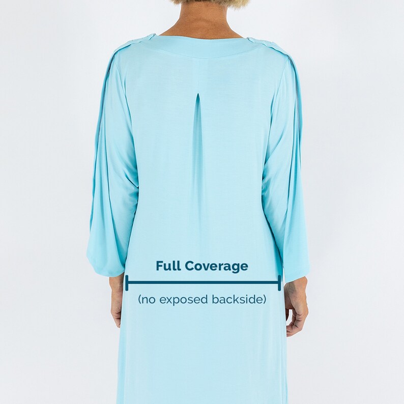 IV Robe With Chemo Port Access, Hospital Gown With Snaps, Post Surgery Gift for Patient, Breast