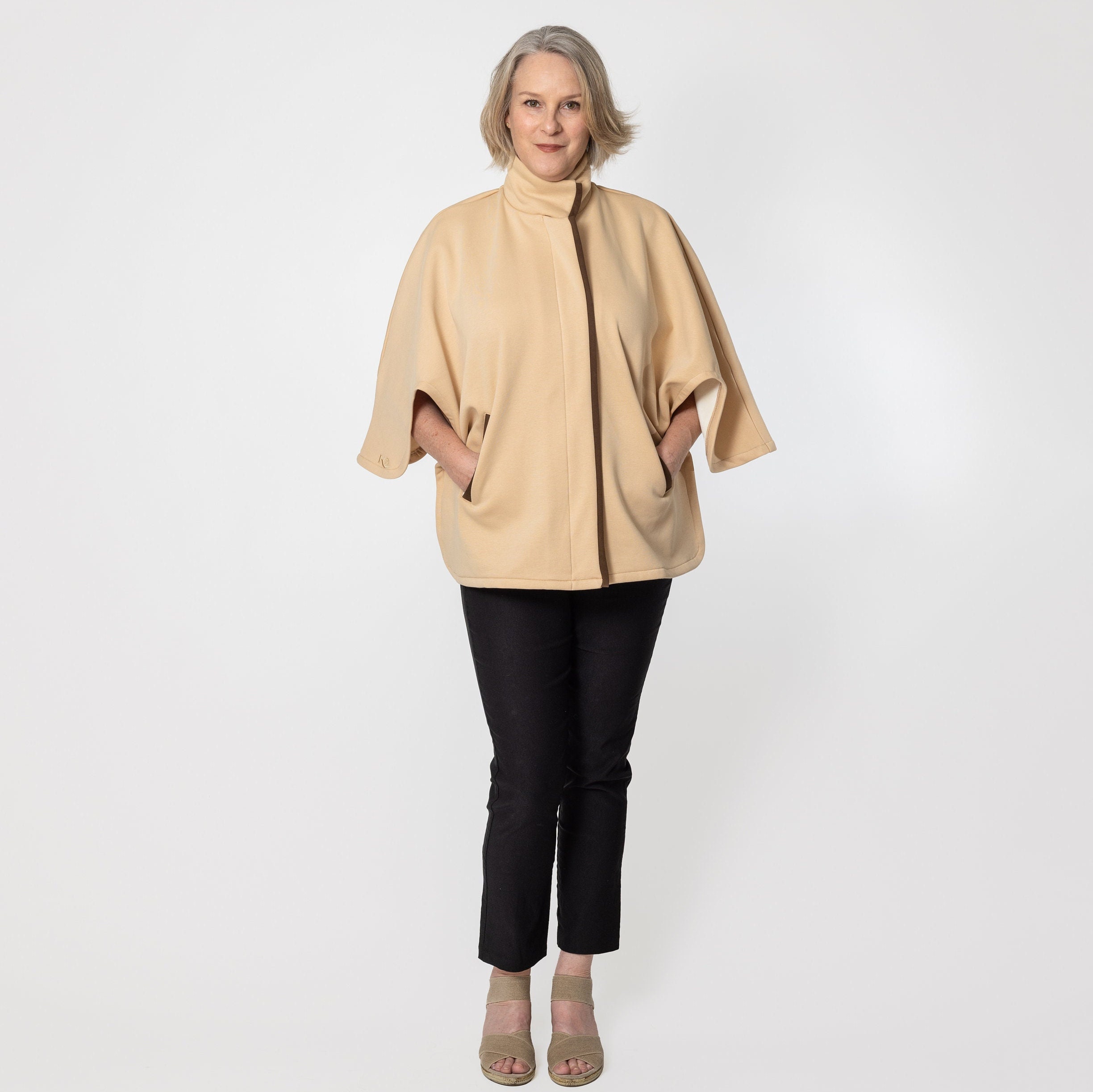 Cape Coat Bed Jacket Oversized Poncho Size Winter - Etsy