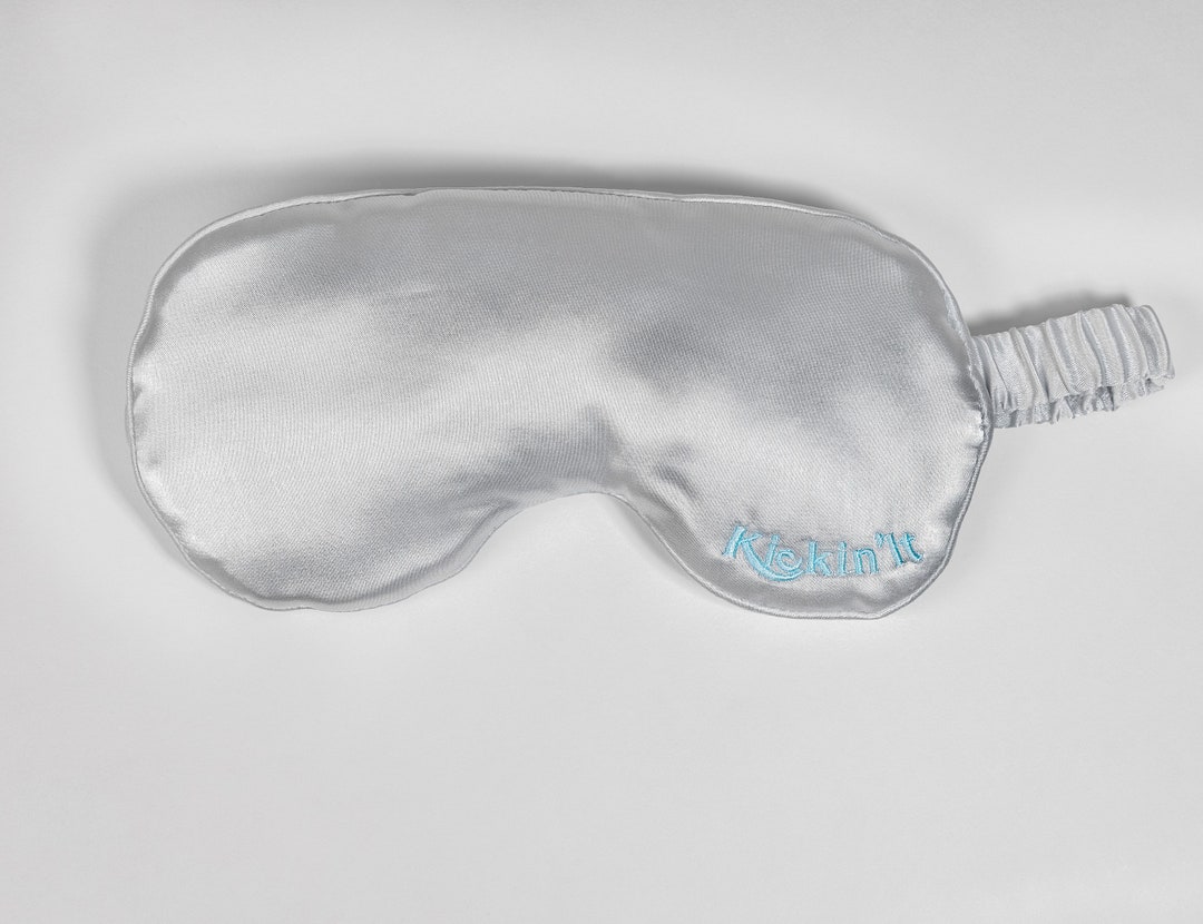 Luxurious Silk Sleeping Mask for Women, Plush Eye Pillow for Her, Eye