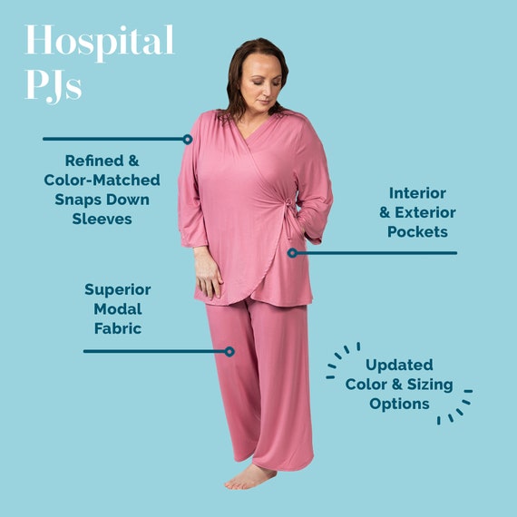 Mastectomy Pajamas alt. to Hospital Gown Great Hysterectomy Etsy