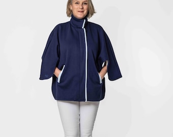 Poncho con bottoni frontali e laterali, maglietta sostitutiva per spalle, abbigliamento per interventi chirurgici alla spalla per donne, maglietta per dialisi