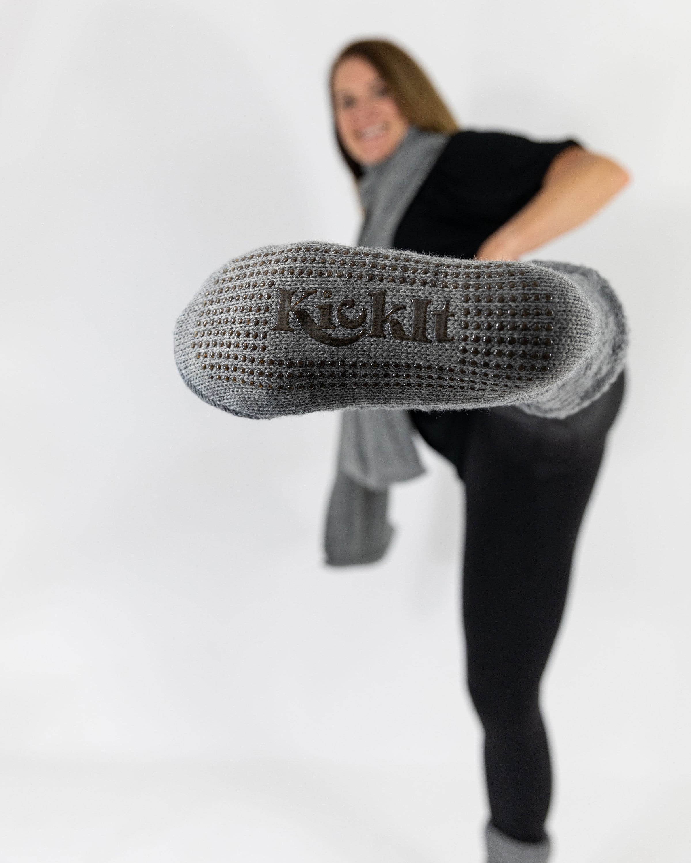 Cable Knit Fleece Lined Slipper Socks for Women, Fuzzy Bed Socks With ...