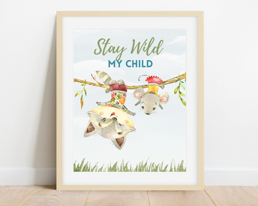 Camping Nursery Decor, Outdoor Theme Print, Adventure Nursery, Kids