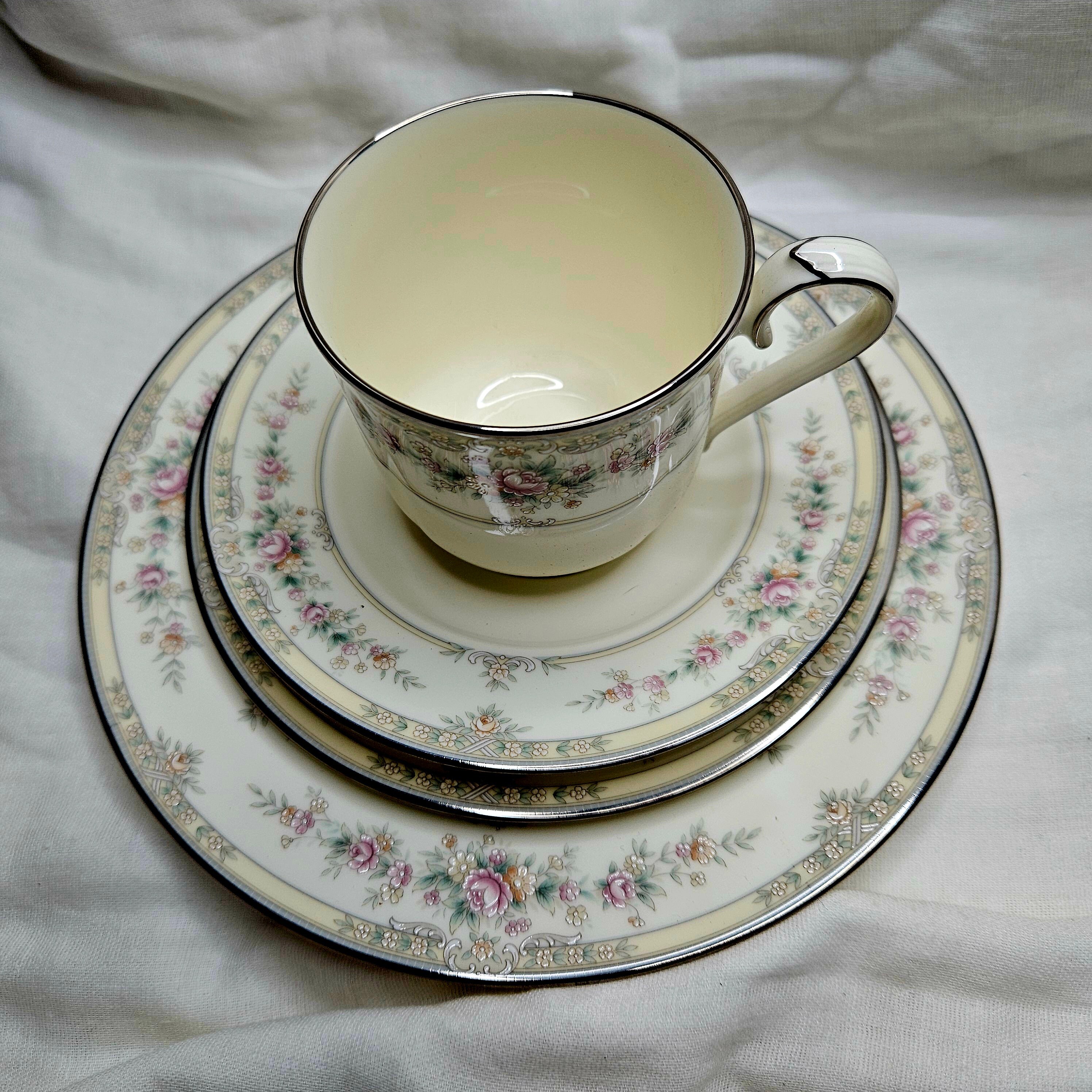 VINTAGE NORITAKE CHINA WILD IVY 6 pc Tea SETTING #102 | eBay