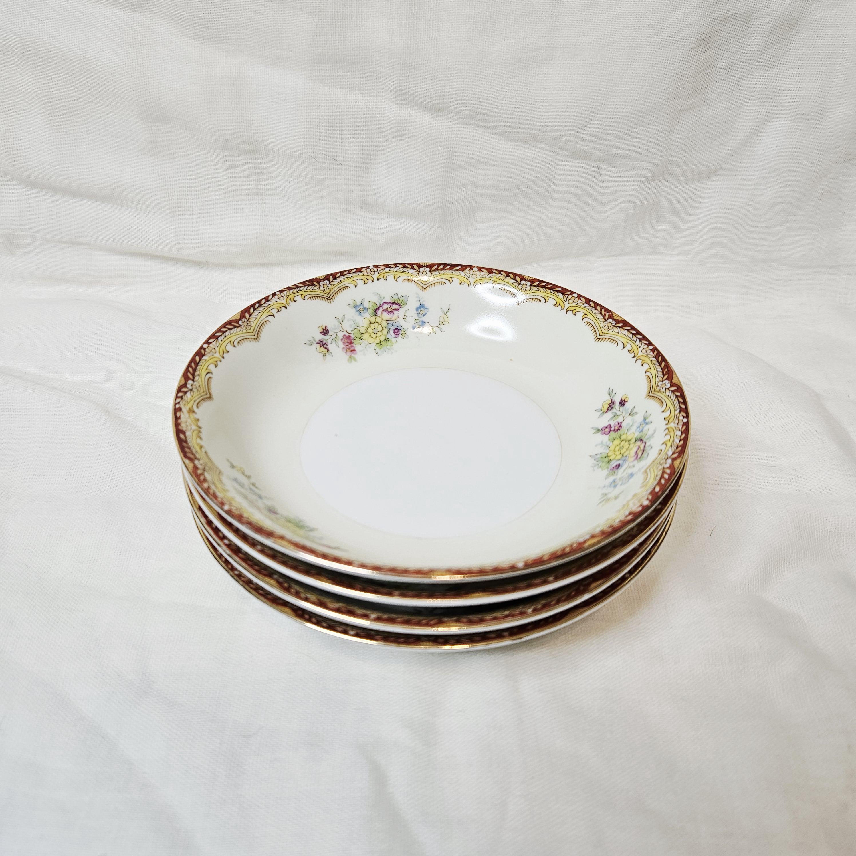 Rare 1930's Kikusui China KIK3 Pattern, China With Floral Design