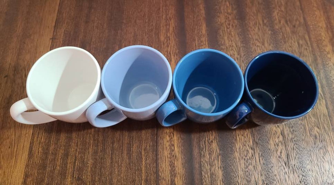 Corelle Coordinates Stoneware Mugs. Corelle Coordinates Blue Etsy