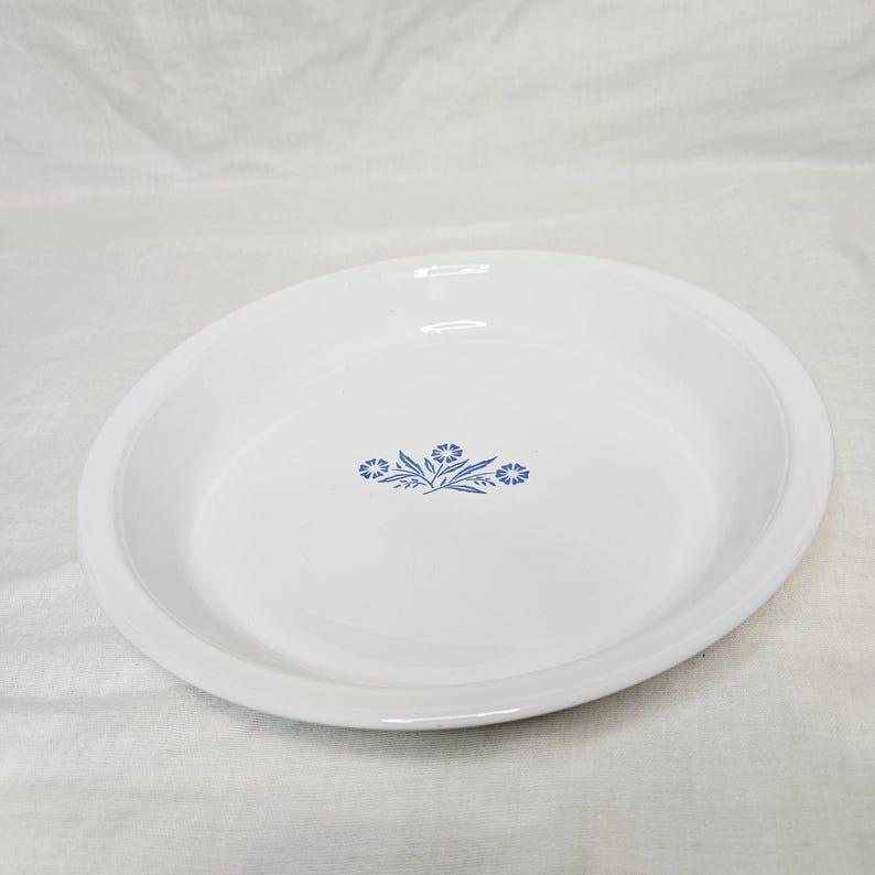 Vintage Corning Ware Casserole Dishes with Pyrex Glass Lids Cornflower P-309