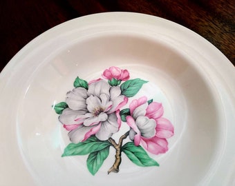Cunningham and Pickett MCM Magnolia China by Nautilus. Cunningham and Pickett Magnolia Flower Soup Bowl Set of 3 with Free Shipping