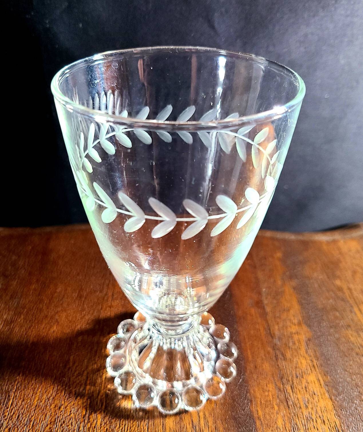 Laurel Leaf Boopie Glass from Anchor Hocking. Berwick Glass. Etsy
