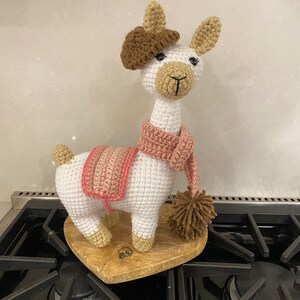 Crochet Llama Stuffed Animal
