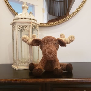 Crochet Moose Stuffed Animal