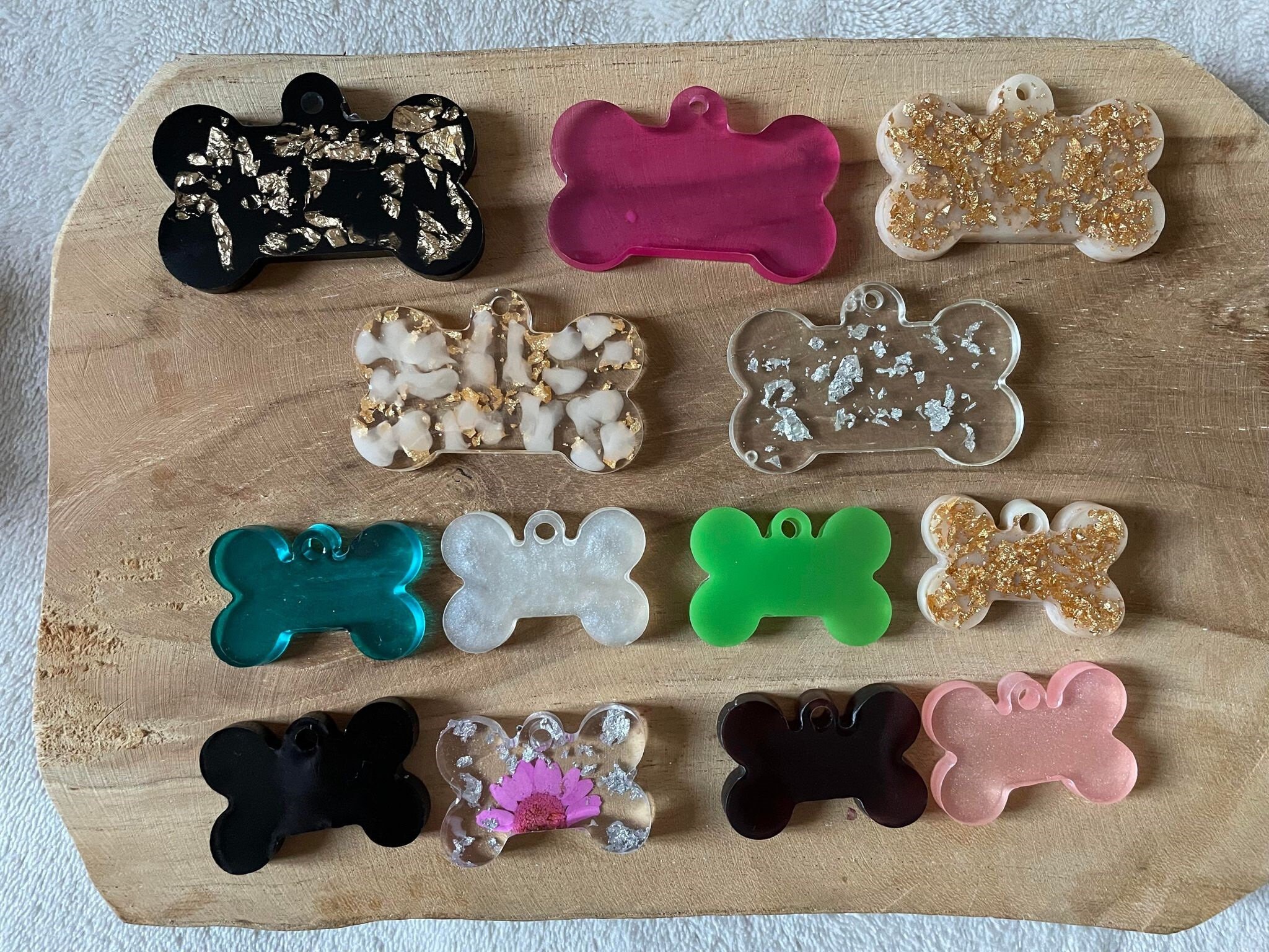 Médaillon Pour Animaux en Résine