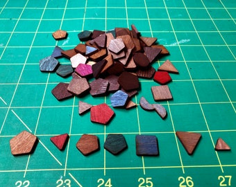 Wooden Laser Cut Shapes for Tabletop RPG Tokens and Markers or Crafts