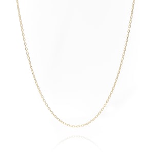 Solid Gold Diamond Cut Chain, Real Gold Dainty Chain, Premium Handmade Fine Jewelry by Selanica
