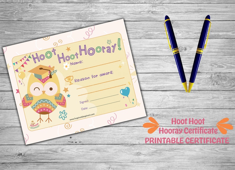 Printable Certificate Thank You Letter for Kids Kids - Etsy Canada