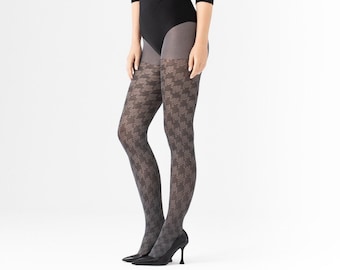 Patterned tights FASHION LOVER beautiful design art