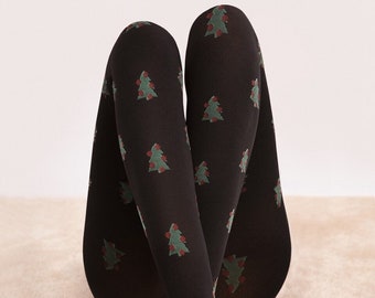 Collants de Noël à motifs SO QUIET 60 DEN bel art design